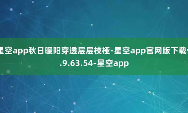 星空app秋日暖阳穿透层层枝桠-星空app官网版下载v.9.63.54-星空app